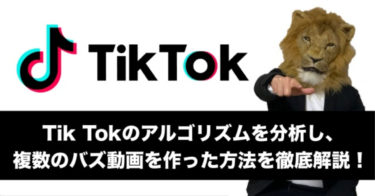 【Tik Tok 攻略ガイド】約40日でフォロワー2.3万人を獲得！Tik Tokのアルゴリズムから読み解き、バズりやすい動画を作るコツを全て教えます！